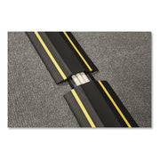 Medium-Duty Floor Cable Cover, 3.25" Wide x 30 ft Long, Black