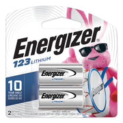 123 Lithium Photo Battery, 3 V, 2/Pack