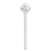 Surge Protector, 4 AC Outlets/2 USB Ports, 3 ft Cord, 600 J, White