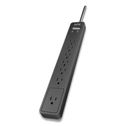Essential SurgeArrest Surge Protector, 7 AC Outlets, 6 ft Cord, 1,440 J, Black