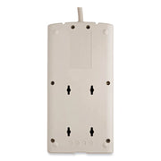 Protect It! Surge Protector, 8 AC Outlets, 25 ft Cord, 1,440 J, Light Gray