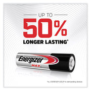 MAX AA Alkaline Batteries, 1.5 V, 4/Pack, 6 Packs/Box