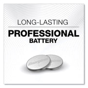 Industrial Lithium CR2016 Coin Battery with Tear-Strip Packaging, 3 V, 100/Box