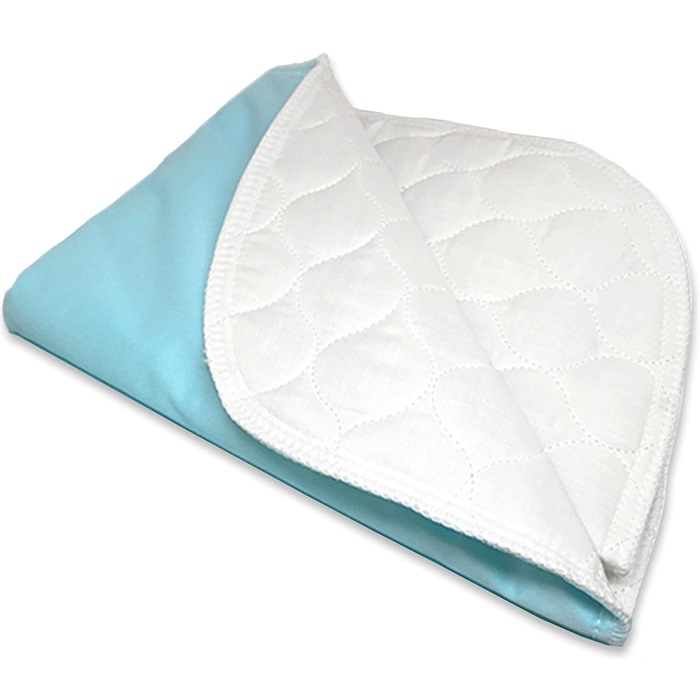 High Quality 4-Layer Washable and Reusable Incontinence Bed Pad White 72"L x 34"W