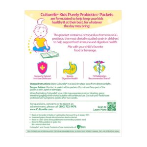 Culturelle Kids Purely Probiotics Packets 60 ct 2