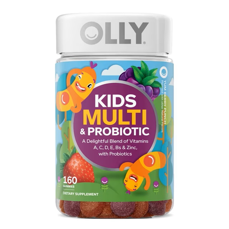 OLLY Kids Multivitamin + Probiotic Gummy, Berry, 160 ct.1